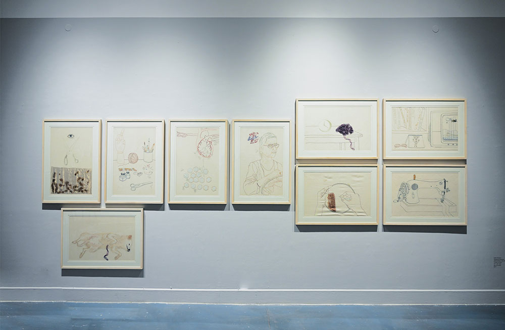 <Practicing Slowness (Seamstress in the Study) ,  2014 