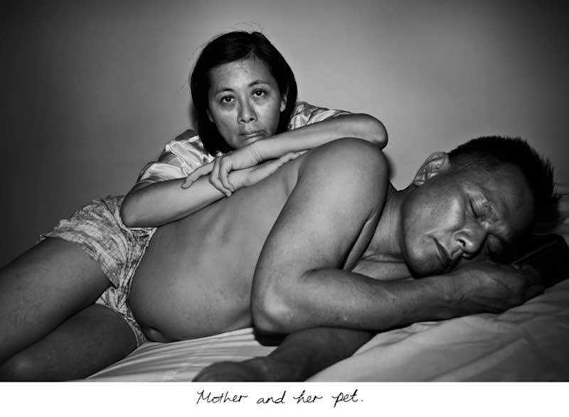 <Mother and her pet, 2010