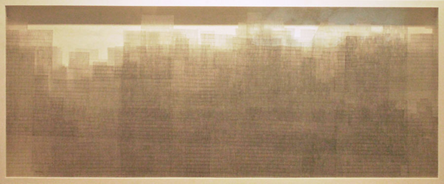 Simple Yet Complex 2, Graphite,Transparent Drawing Paper, 24X60 inches, 2014, 