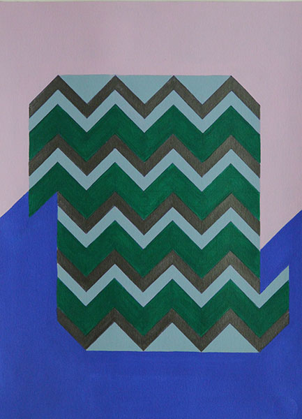 Untitled 1 (Zigzag), 2015