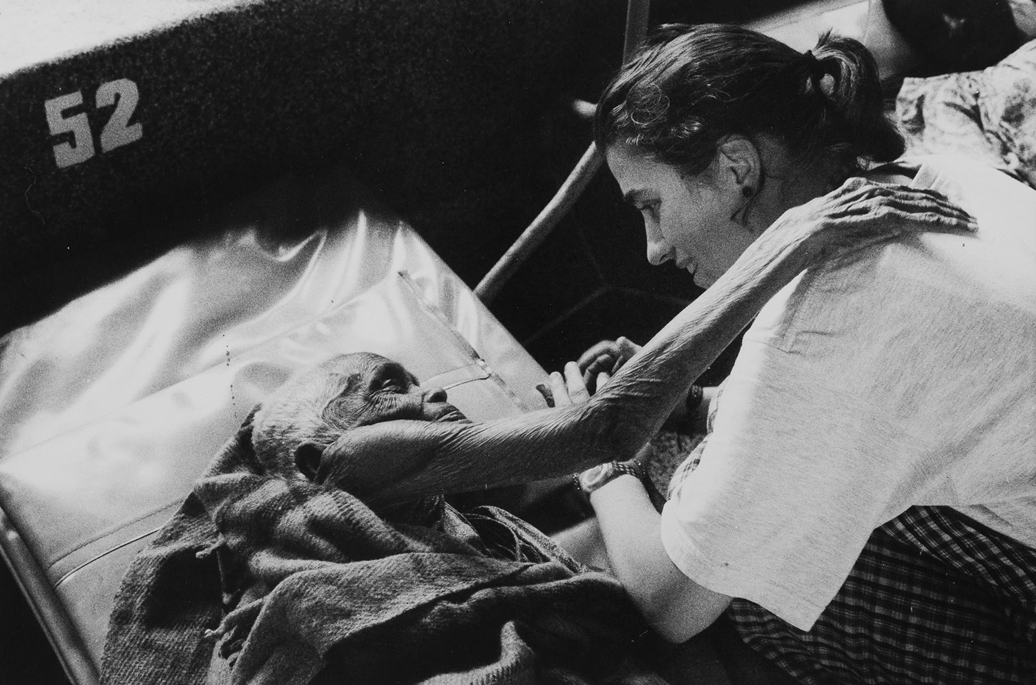 <Mother Teresa's House for the Dying, Kalighat, Calcutta, 1996, 