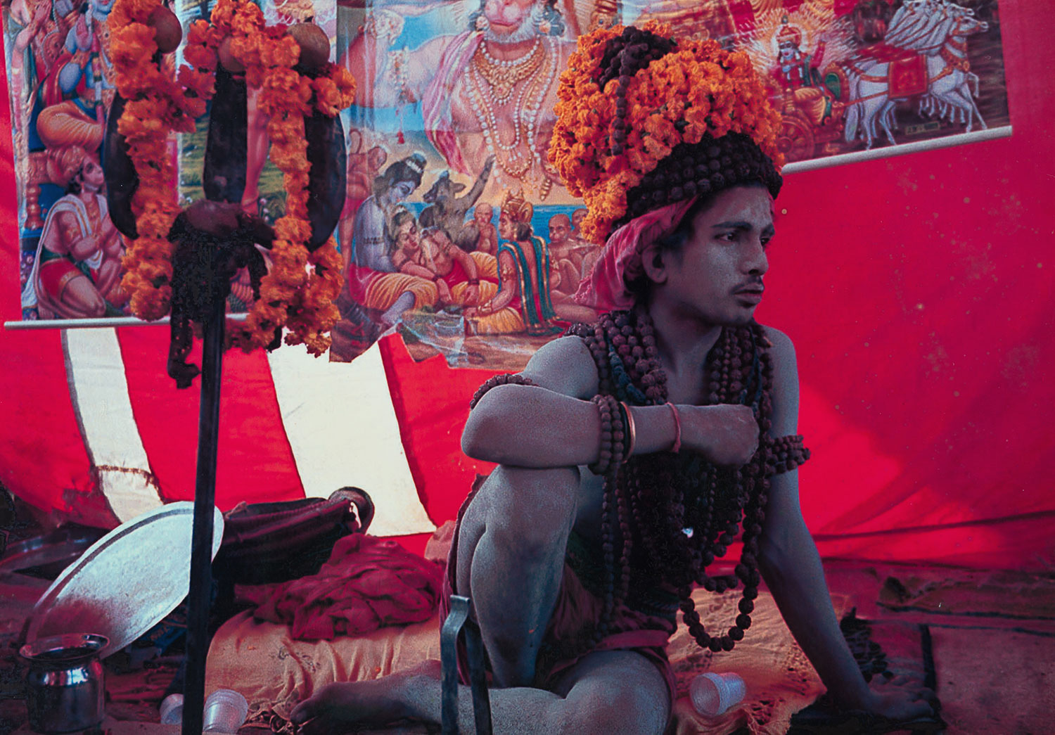 <Juna Akhara Saddhu, Maha Kumbh Mela, Allahabad, 2001, 