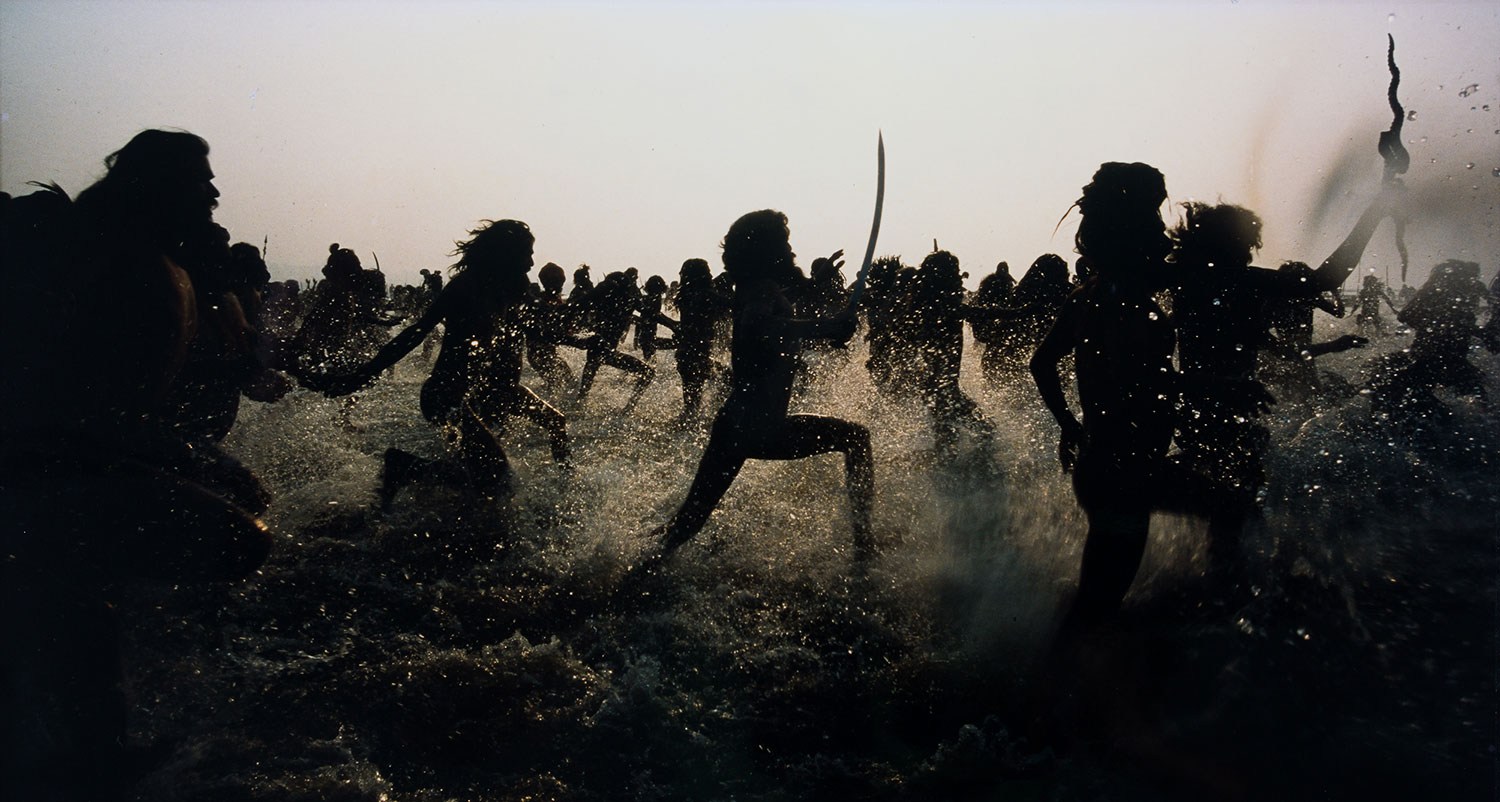 <Sadhus at the Maha Kumbh Mela, Allahabad, 2001, 