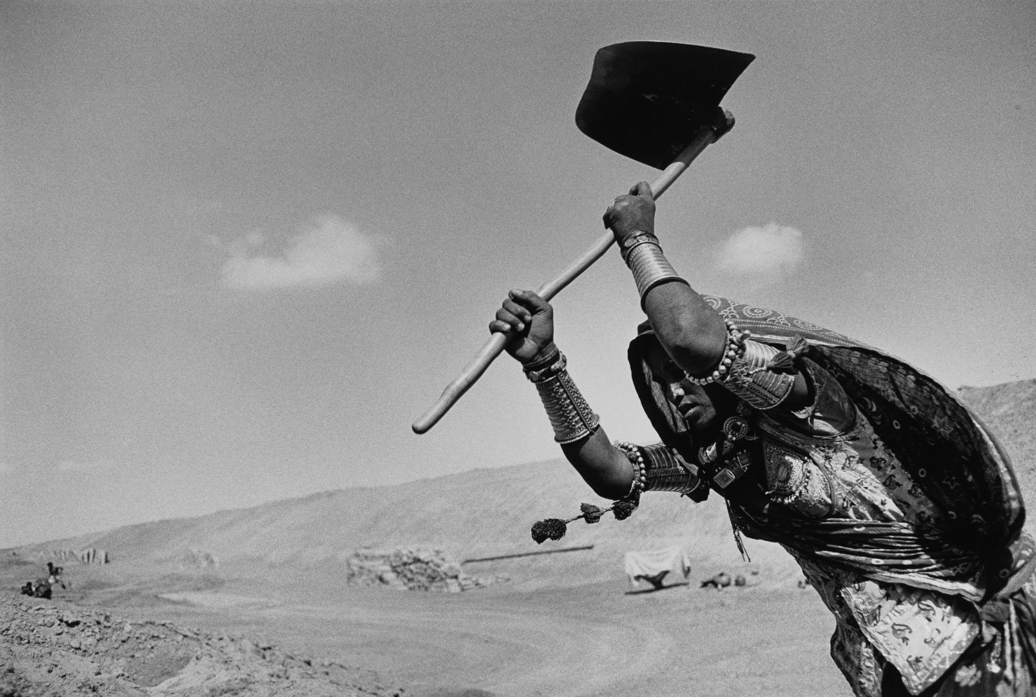 <Rajasthan Canal Works, India, 1989, 1989