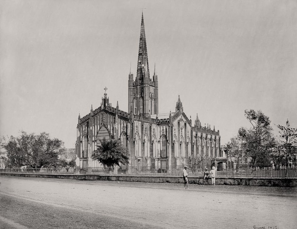 <Kolkata (formerly Calcutta), The Cathedral, from the West, (1712), 1867, 1867
