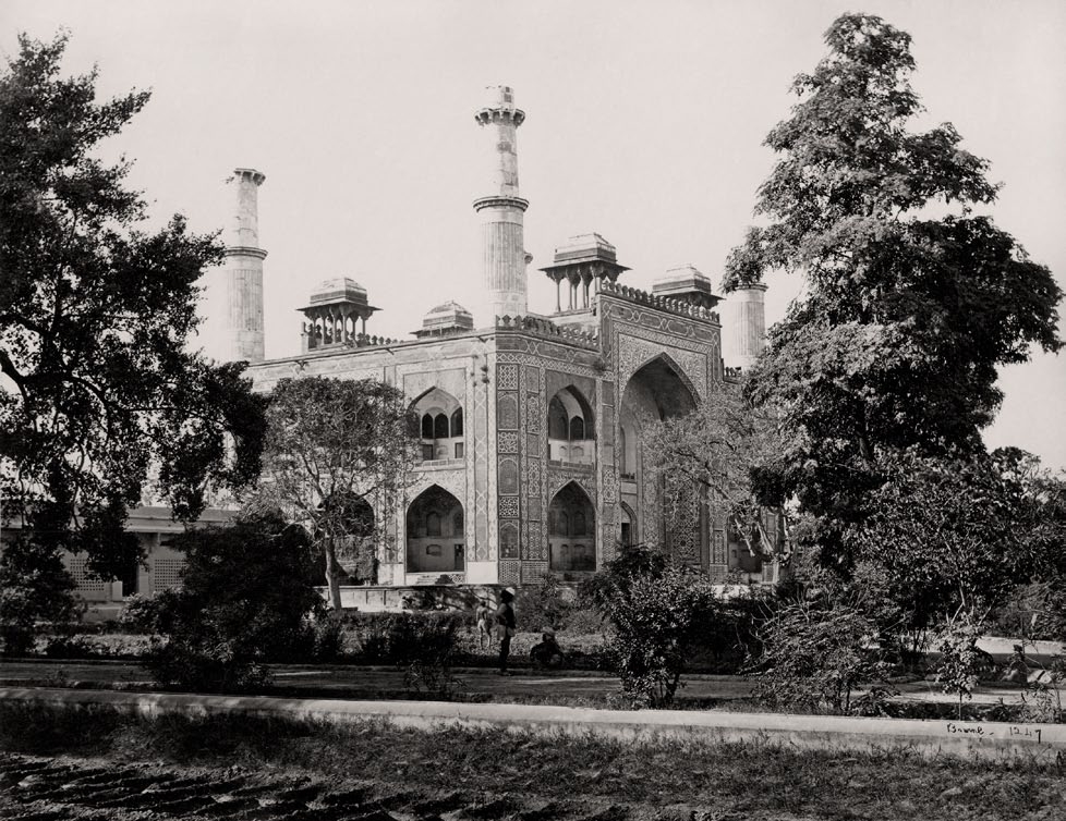 <Sikandra (formerly Secundra), The Entrance Gate from the Garden, 1865, 1865