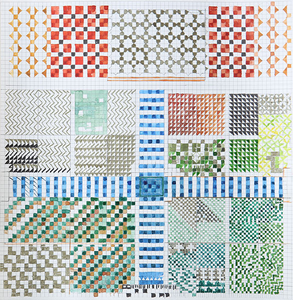 From the series Patterns of a Tactile Score, 2017 - 2018 