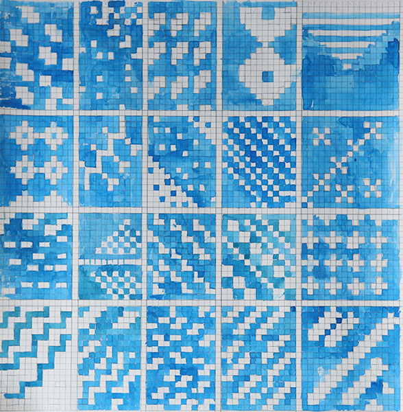 From the series Patterns of a Tactile Score, 2017 - 2018 