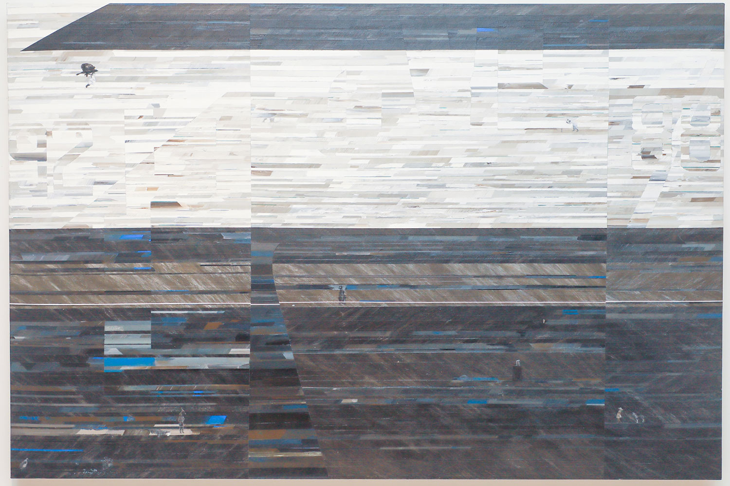 <A piece of land within the frame, 2017