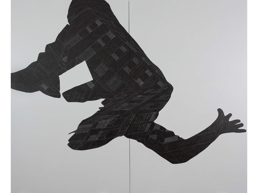 <Study of Figure Hurtling Through Space , 2011