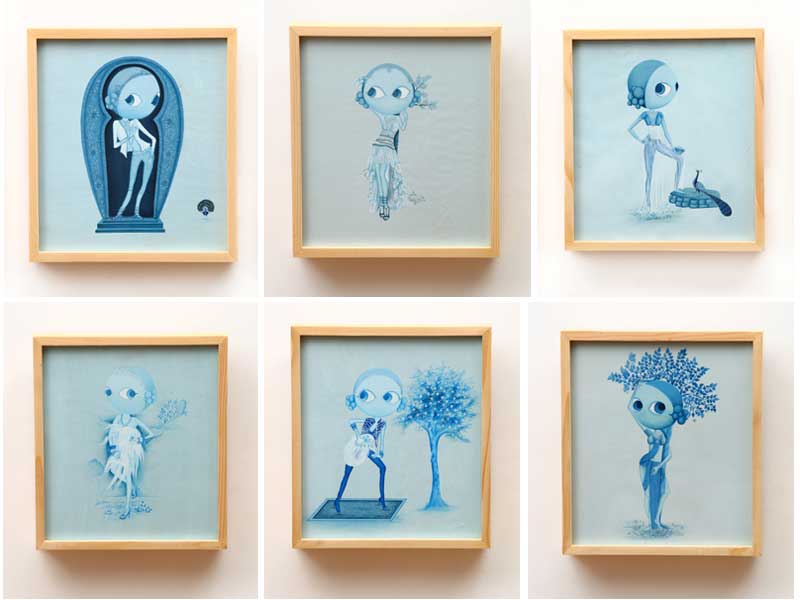 Salabhanjika - (Set of 6), 2010